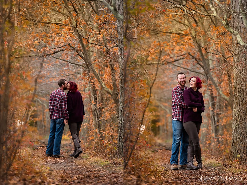 Borderland state park fall engagement pictures