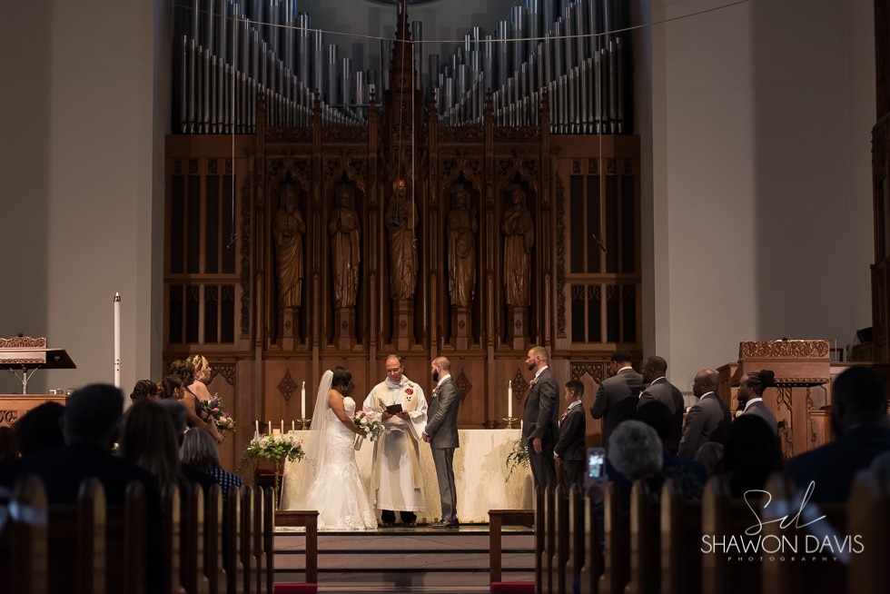 Marsh Chapel Boston University wedding ceremony