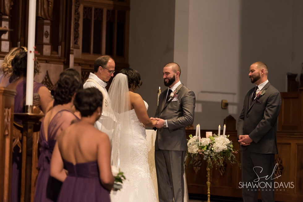 Marsh Chapel Boston University wedding ceremony 