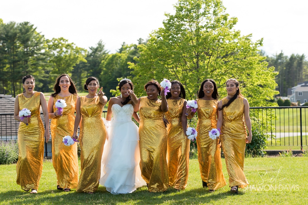 Indian Pond Country Club bridesmaid wedding photos