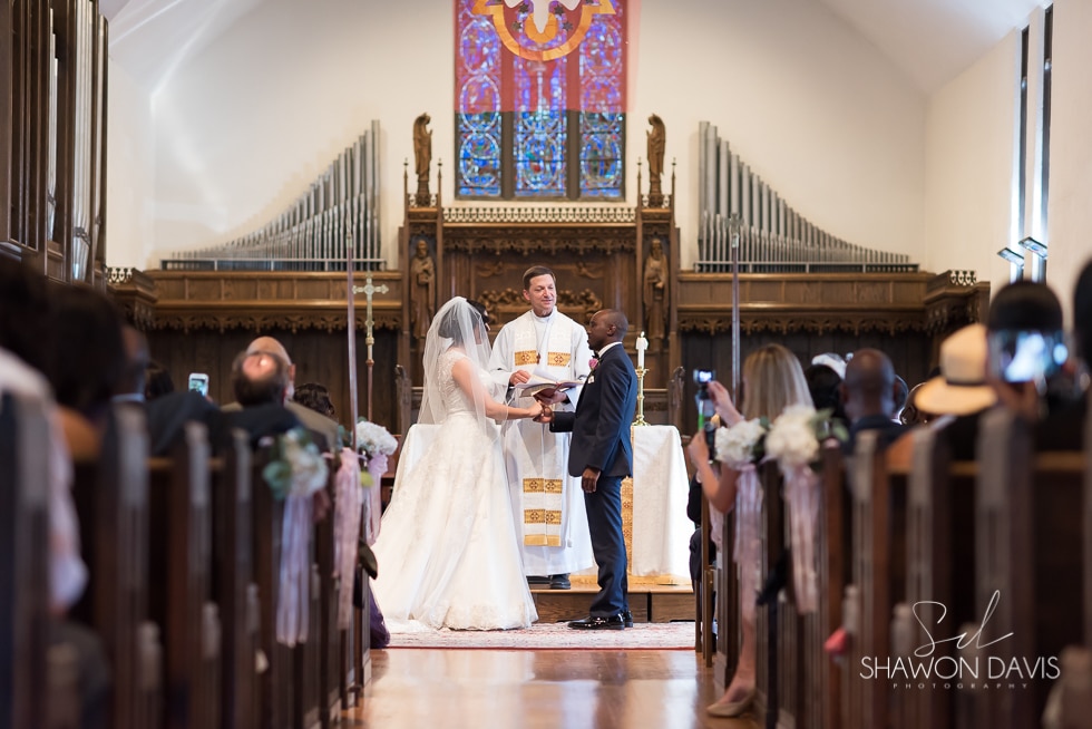 St. Paul Episcopal church wedding photo
