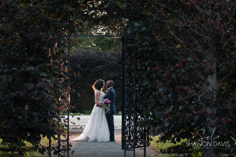 Romantic Gardens at Elm Bank Wedding photo