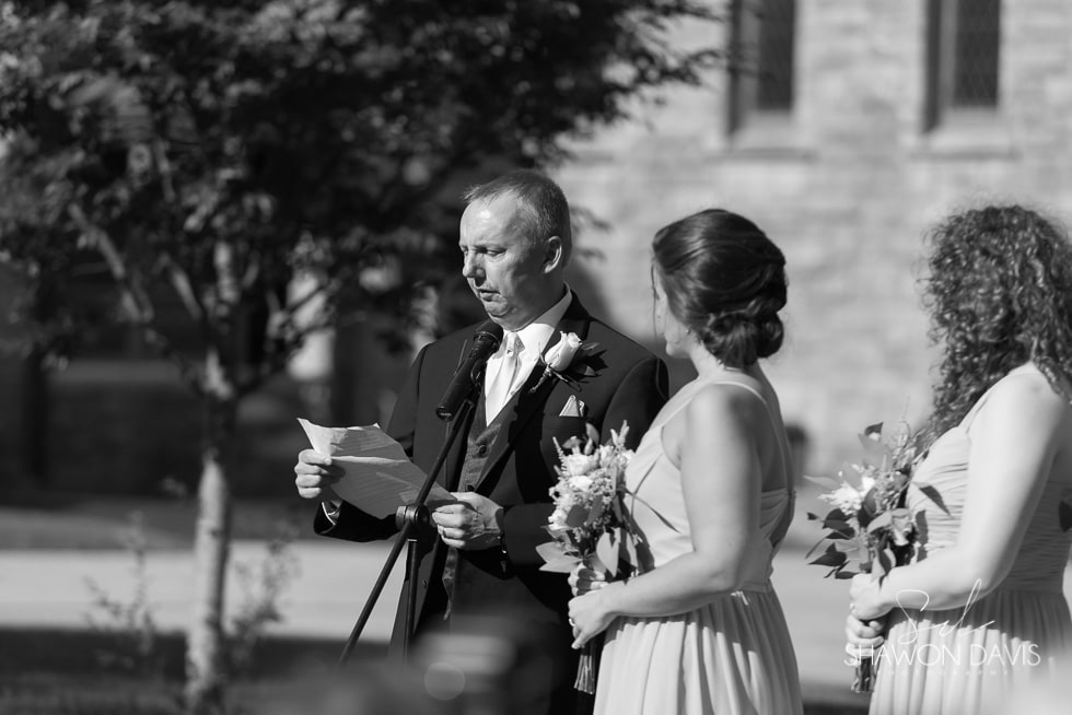 New England Outdoor Wedding Photo