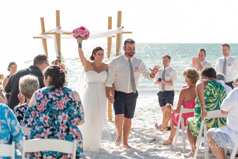 Naples Beach wedding photo