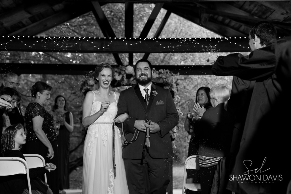 Wedding ceremony at hale reservation wedding photo