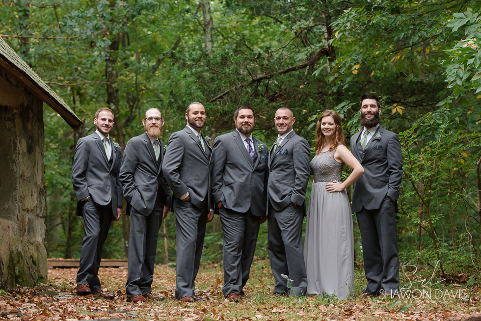 fall wedding at hale reservation wedding photo