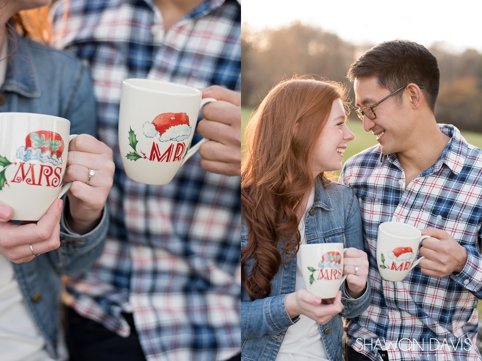 Choate Park romantic engagement session photos