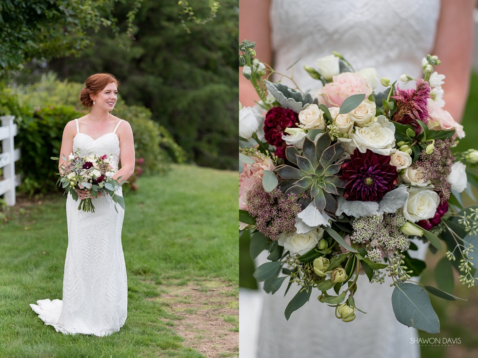 Wedding at The Cape Club located in East Falmouth, MA photographed by Shawon Davis Photography