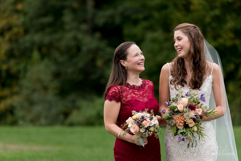 Bride and bridesmaids having fun before the ceremony Greek Orthodox Wedding photographed by Shawon Davis in Newburyport, MA. See more here: https://bit.ly/2PqcKyj