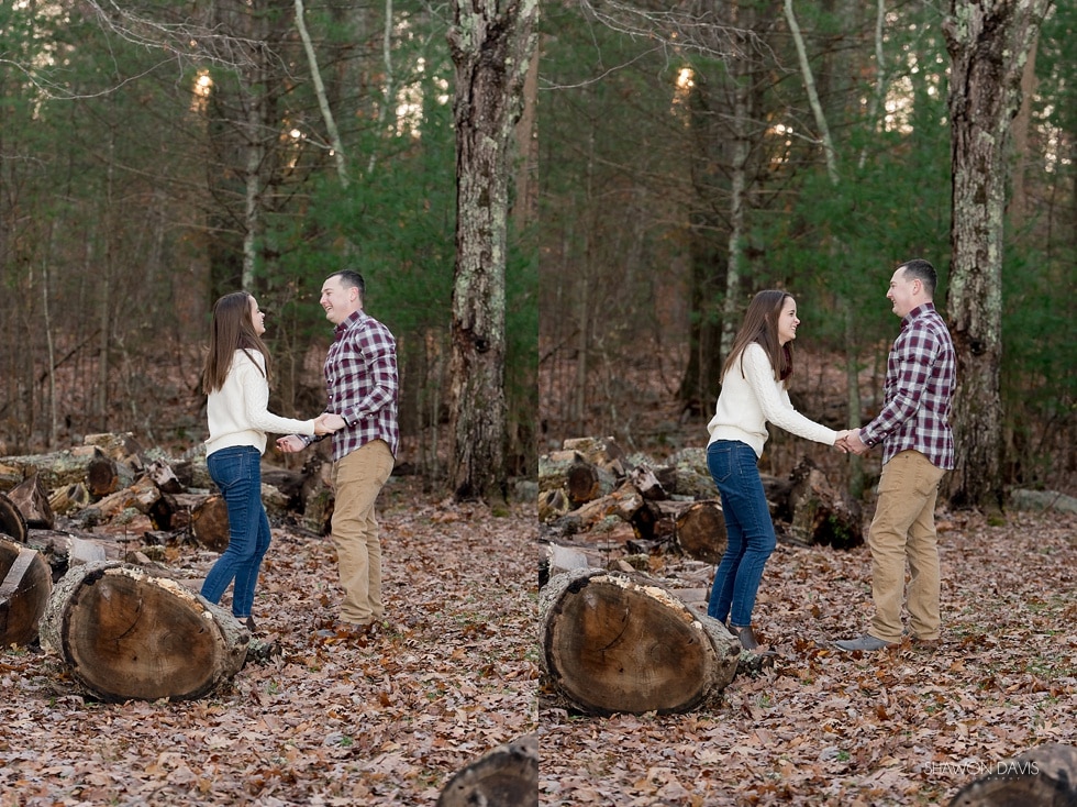 Magical Borderland State Park Fall Engagement photos by Shawon Davis Photography! See more here: https://bit.ly/2TukZMg