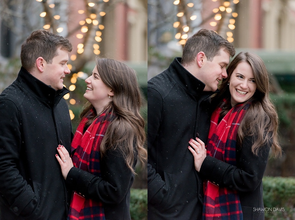 Boston Public Gardens engagement photos photographed by Shawon Davis. To see more click here: https://bit.ly/2CMy7VM