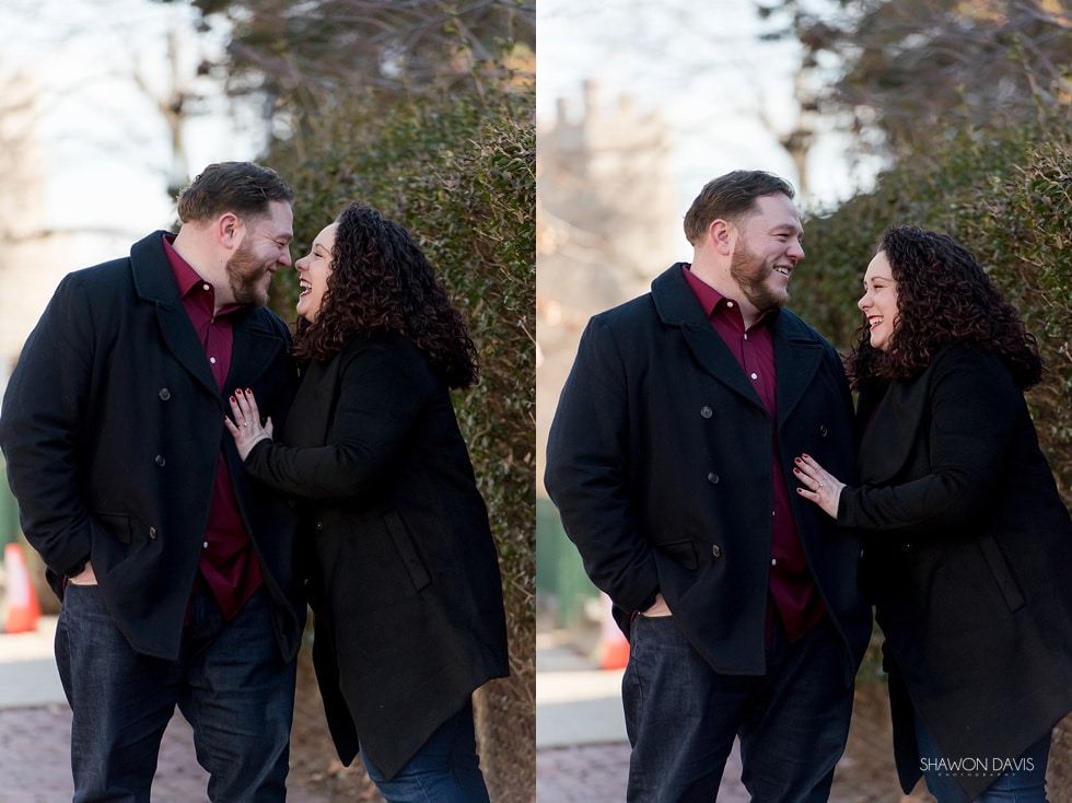 Prospect Hill Park engagement photos photographed by Shawon Davis. To see more click here: https://bit.ly/2Bfmh6n