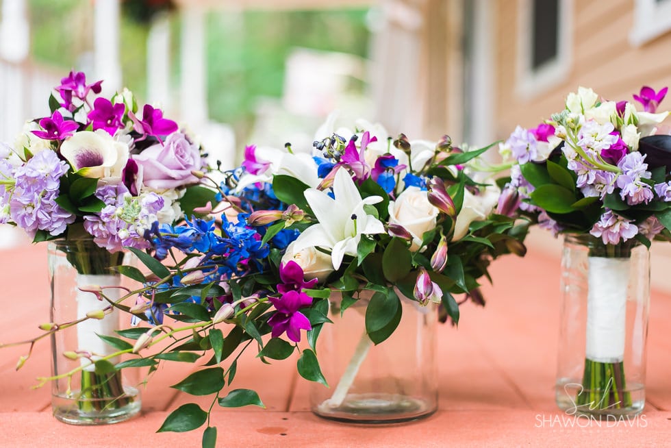 bride's bouquet by Judy's village flowers