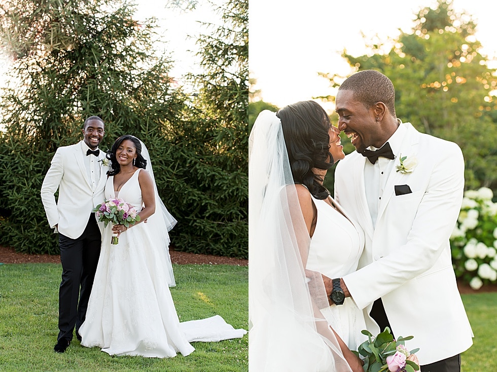 African American wedding at the villa at ridder country club