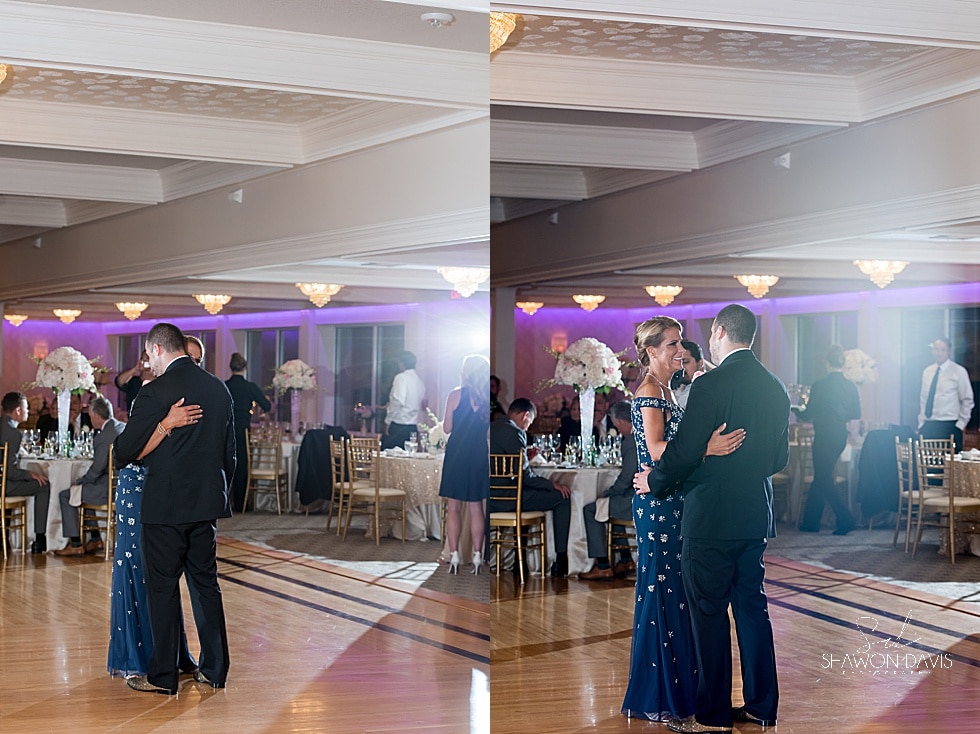 groom first dance with mom at Grandview wedding reception