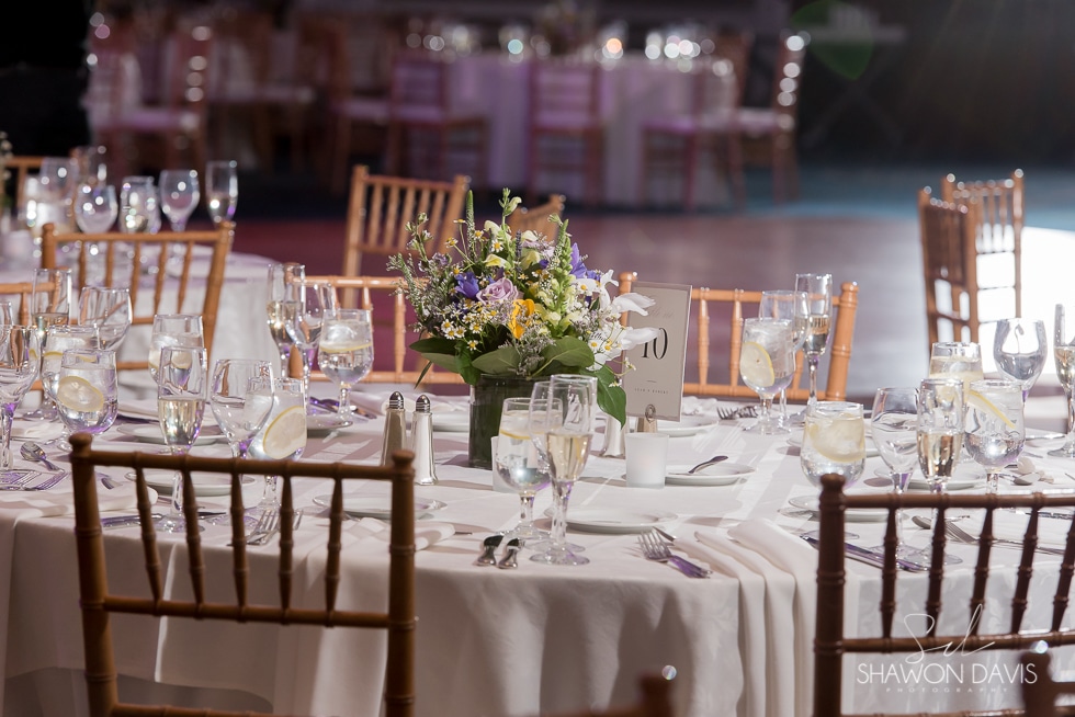 evening reception at hyatt regency cambridge hotel wedding 