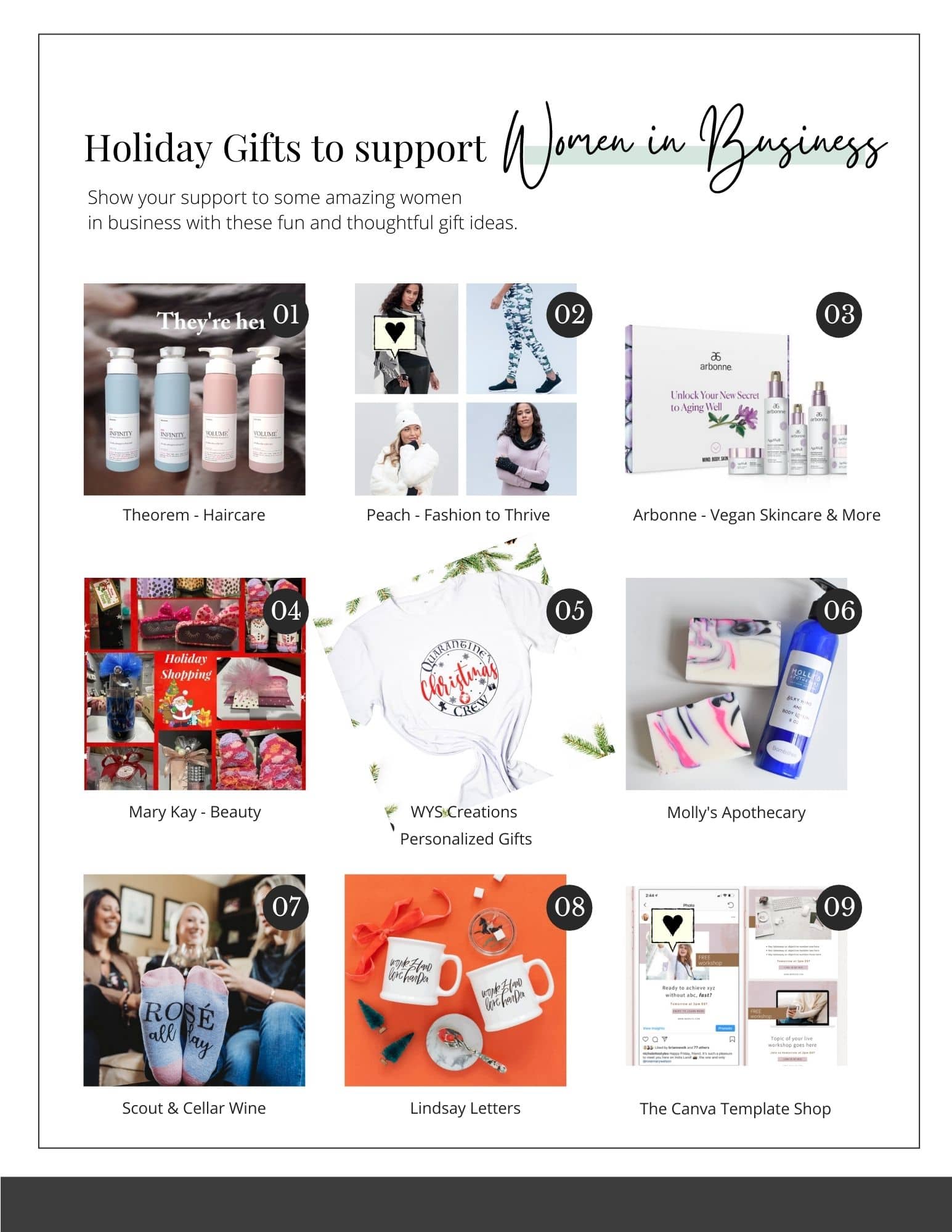 Holiday Gift Guide Supporting Women in Business - Shawon Davis (1)